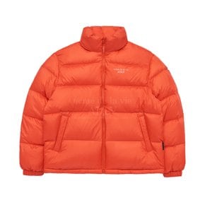 BASIC LOGO OVERSIZE DUCK DOWN JACKET ORANGE 베이직오버사이즈 오렌지 OPLOSD-ORG