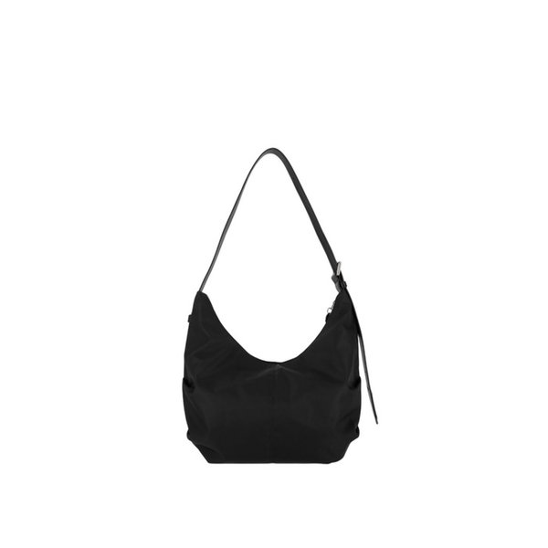 LAVI NYLON SHOULDER BAG BLACK