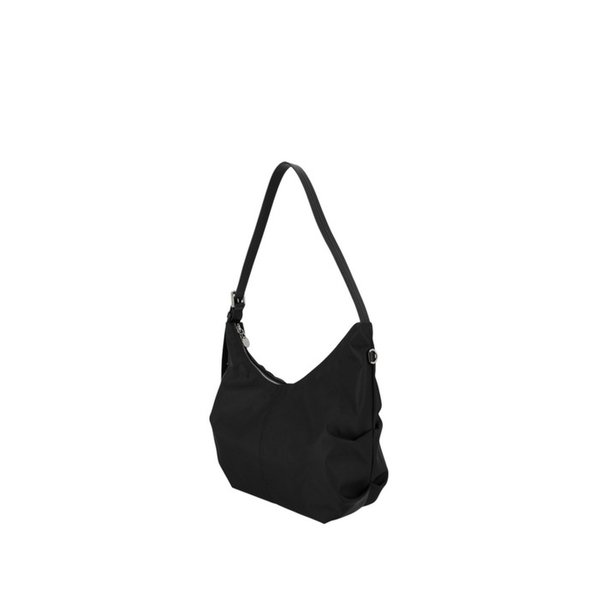 LAVI NYLON SHOULDER BAG BLACK