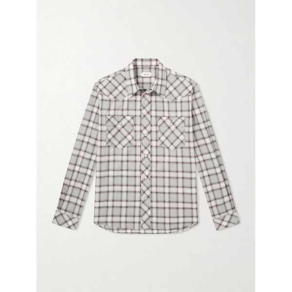 체크 코튼 포플린 셔츠 46376663163047828