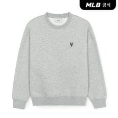 [엠엘비코리아공식] [MLB] 베이직 스몰로고 오버핏 기모 맨투맨 (3 COLOR)