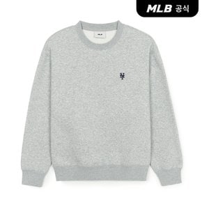 [코리아공식] [MLB] 베이직 스몰로고 오버핏 기모 맨투맨 (3 COLOR)