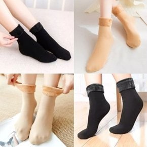 남여공용 두꺼운 따뜻한 양모 양말 벨벳 겨울 수면
