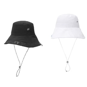 (421E1CP108)25S/S 여성 글리터 로고 시어서커 버킷햇