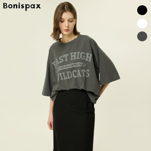 보니스팍스 프린팅 루즈핏 데일리 티셔츠 (XP3TS003M0)