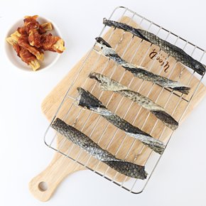 [펫츠맘마] 국내제조 수제간식 - 천연 연어껍질 스틱 50g