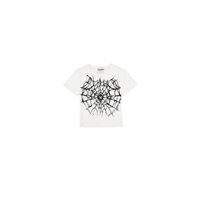 Spider Web Graphic T-Shirt (White)