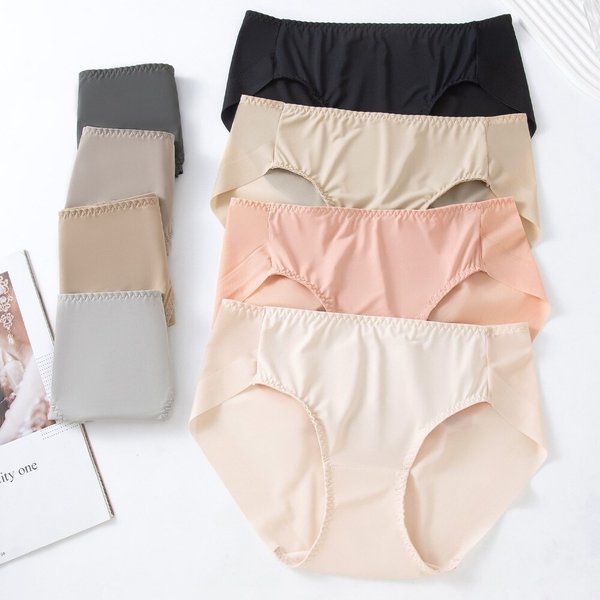 여성 심플 팬티 노라인 무자국 햄처리 팬티 속옷 햄팬티