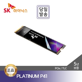 Platinum P41 2TB M.2 NVMe SSD (GEN4/TLC/PS5 호환)+고정 나사