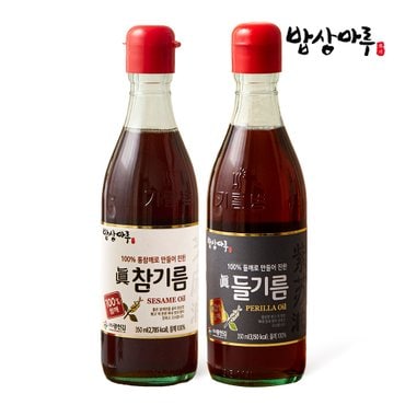 광천김 [밥상마루] 참기름+들기름350ml 총2병