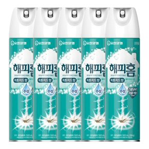 해피홈 에어로솔 수성 피톤치드향 500ml X 5개