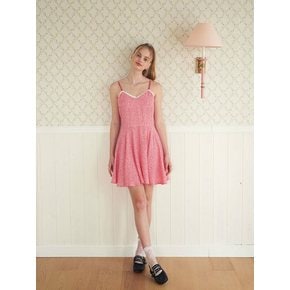 cherry berry dress (pink) / 체리 베리 미니원피스 핑크