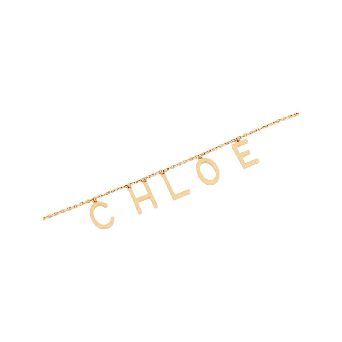 アクセサリーその他 CHLOE Woman Jewel Gold CH25AJN08CB7 9DC Chloé The Chloé Letters necklace for Women - Gold in UAE