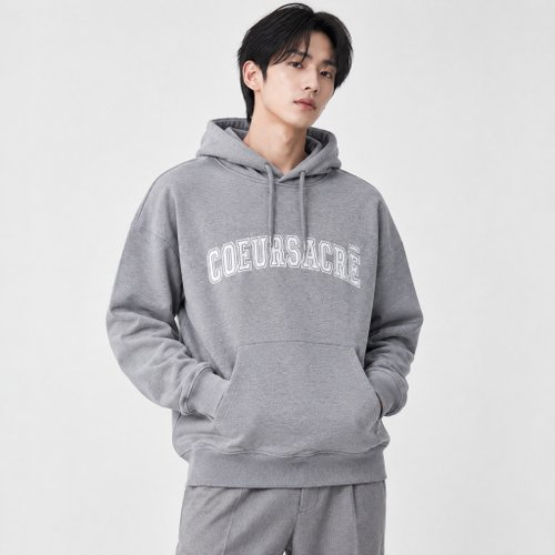 레터링 로고 후드 티셔츠 USW209 747 055