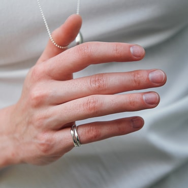 베흐트 [925 silver] Cinq.silver.220 / baby brin ring (54274)