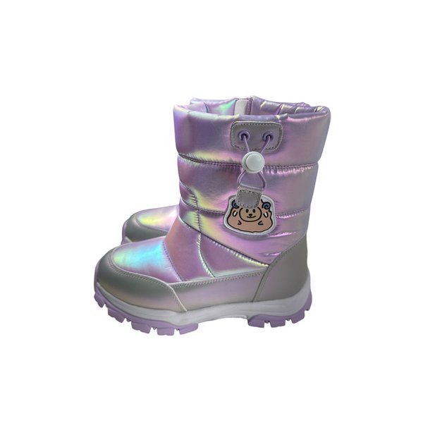 루미 키즈 겨울 방한부츠 패딩부츠 리나 퍼플