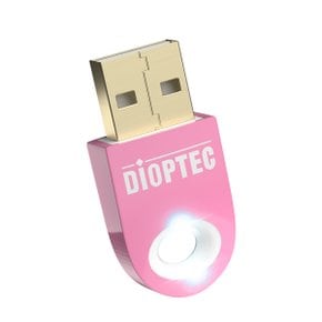 Dioptec 블루투스4 패션동글 핑크 JUSTLINK-BTD01-PK