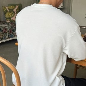 남자 가을 4컬러 박시 루즈핏 니트지 긴팔 무지 티셔츠