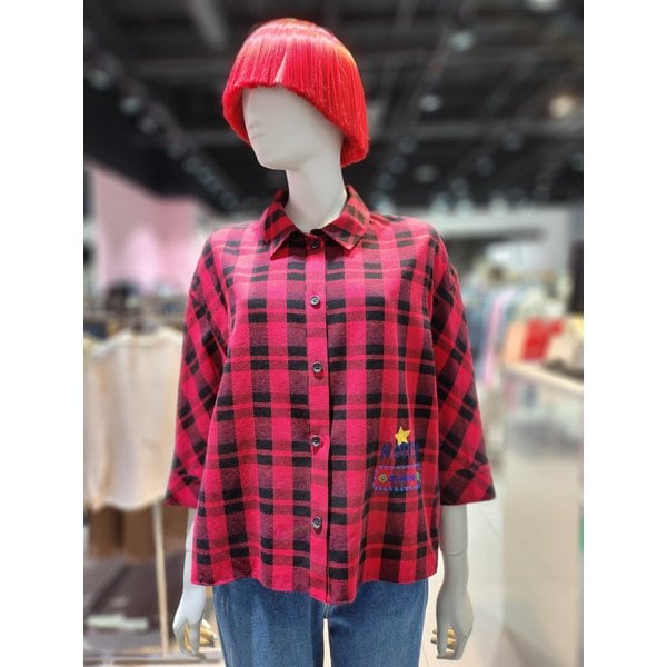 [부산점] 모르코 체크 블라우스 BABLA4541