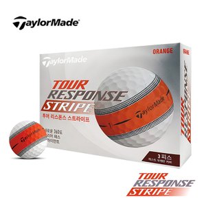  테일러 메이드 TOUR RESPONSE STRIPE ORANGE BALL 12구