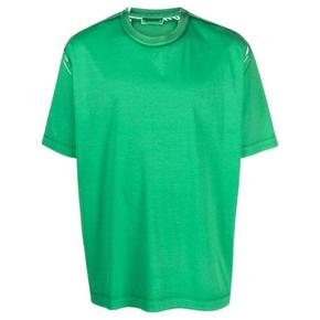 23FW 랑방 반팔 티셔츠 RM TS0010 J019 A23 451 GREEN