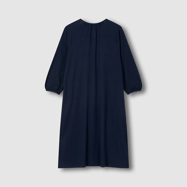 여 피치스킨 7부 셔링 파자마 원피스 J206103028056