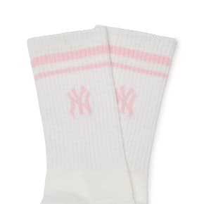 (공식)26N 베이직 스트라이프 크루 양말 NY (L.Pink) 7ASOB306N-50PKL