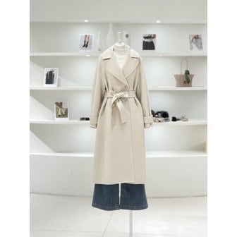 듀엘 [여주점] 여성 벨티드 더블 롱 코트 (L261MSH504)