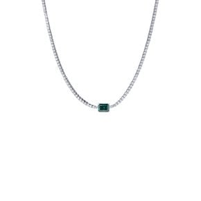 Gianna Color-stone Tennis Necklace