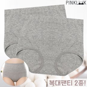 뱃살보정속옷 순면 똥배 커버업 복대 여성팬티2종/그레이