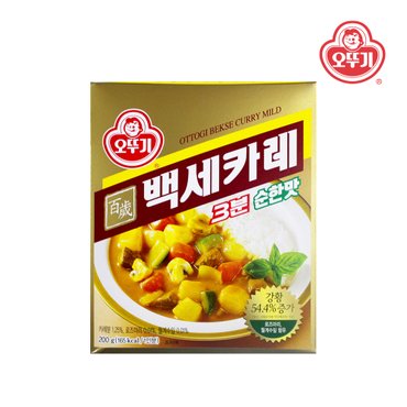 오뚜기 백세카레 3분 순한맛 200g x 24개(1박스)