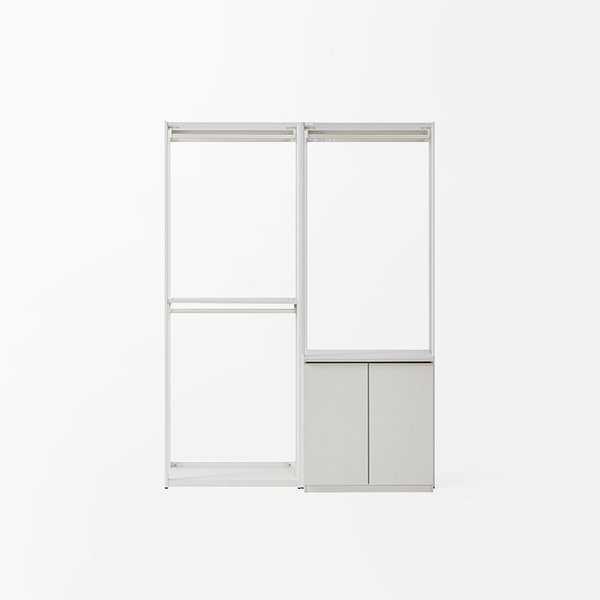 뉴로브 드레스룸 하부수납형세트 158cm (컬러 택1)