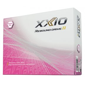 DUNLOP 던롭 골프 공 XXIO REBOUND DRIVE2 2023년 모델 1 다스(12개들이) 프리미엄 핑크