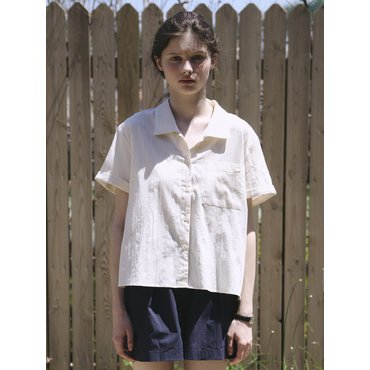 틸버 Rollup Cotton Shirt Beige