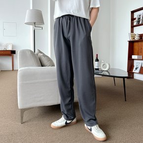 일자 추리닝 바지 편한 고무줄 허리밴딩 남성 팬츠