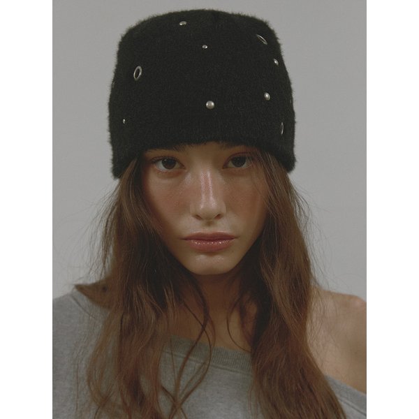 GALAXY KNIT BEANIE (BLACK)