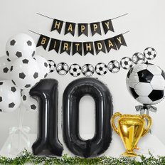 H.B.D 축구 트로피 파티 세트 10