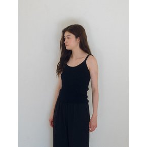 Slim Knit Sleeveless - Black