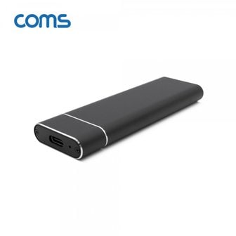 엠지솔루션 [HB734]  Coms Type C to M.2 NVMe SSD 외장케이스