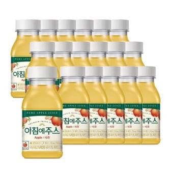  서울우유 아침에주스 사과 210ml 18개 .