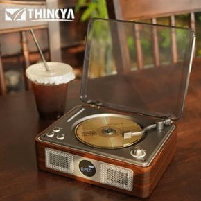 감성 빈티지 CD 플레이어 2600mAh THINKYA 무선 블루투스 스피커 A11