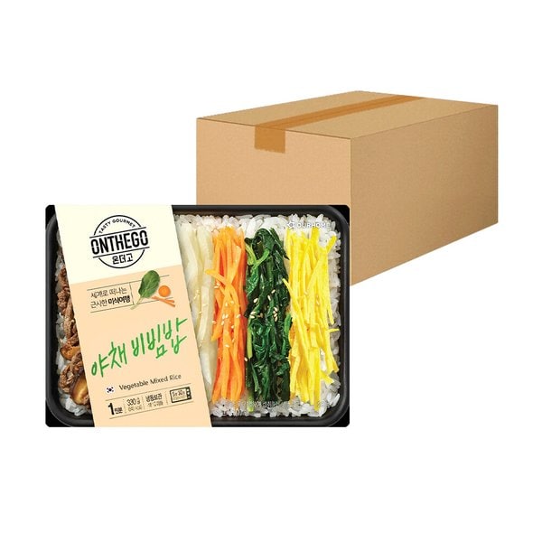 온더고 냉동도시락 야채비빔밥 310g 8개