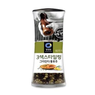 작심밀도 [우리가락]청정원 3색 스타일링 그라인더 통후추 35g