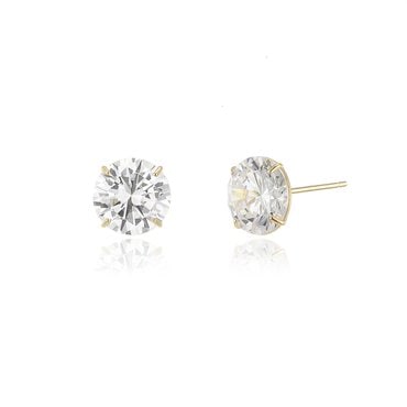 로이드 14K 버전업 NEW 베이직 기본큐빅 7mm 귀걸이 LPFO1A07G