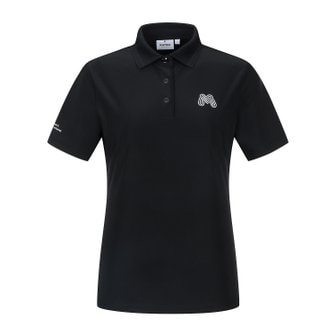 MARTINE GOLF [정상가 258000원]여성 카라 반팔티셔츠 블랙 (QW0EKS20139)