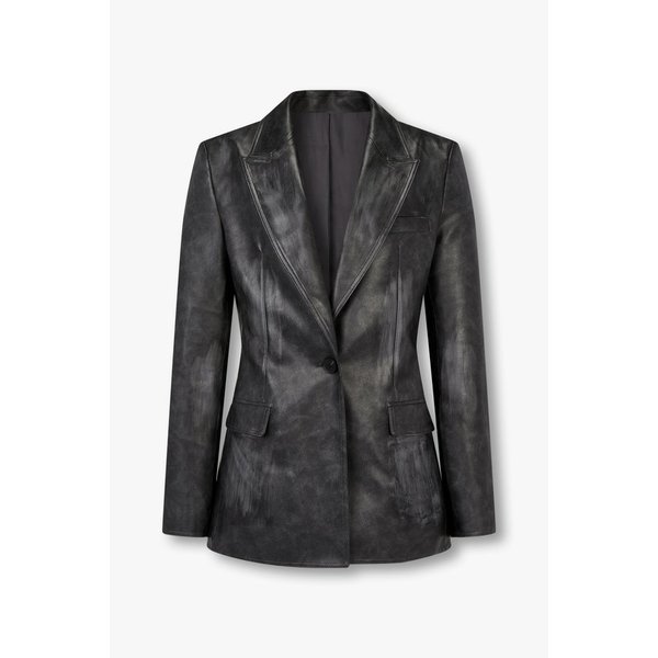 [VENI COLLECTION] 신세틱 레더 테일러드 재킷 71V4475003199