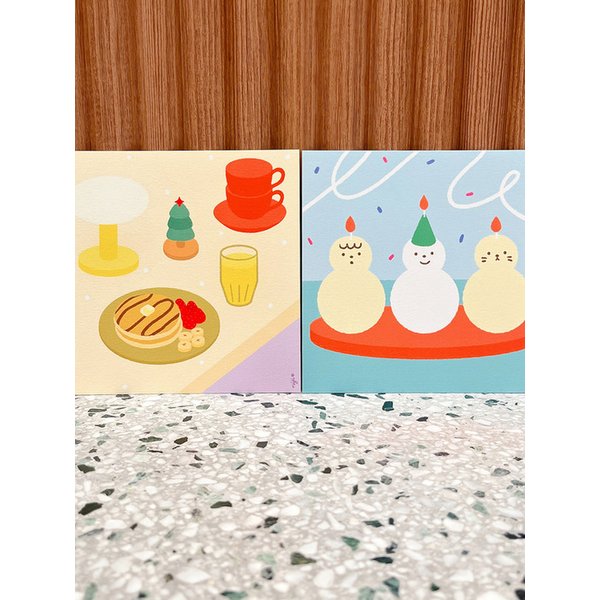 크리스마스 무드_미니 포스터 (art poster)