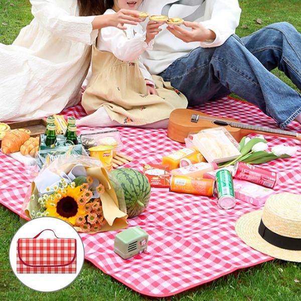 [1+1] 프루티 초경량 피크닉 매트 아웃도어 체크돗자리 손잡이형 컬러3종 (대형/20