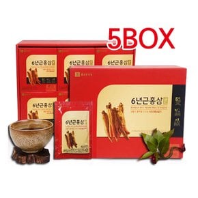 종근당 6년근 홍삼골드 80ml*60포 5BOX