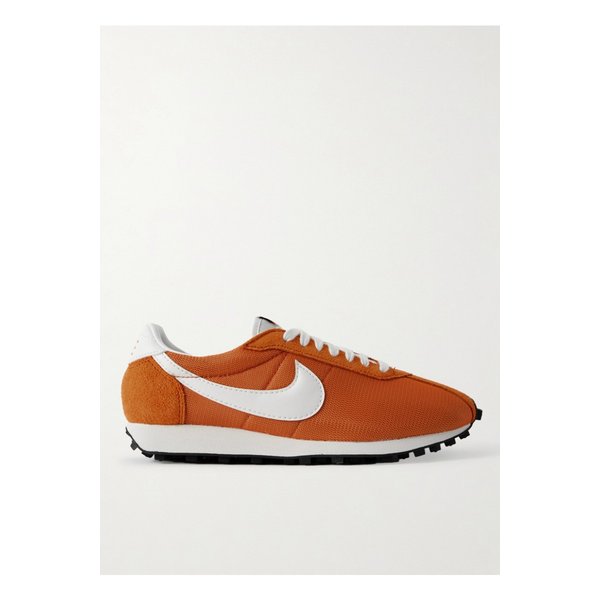 Ld-1000 가죽 브러시드 스웨이드 트리밍 메시 스니커즈 오렌지 46376663162986425